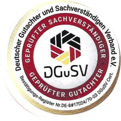 Siegel des Deutschen Gutachter und Sachverstaendigen Verbands